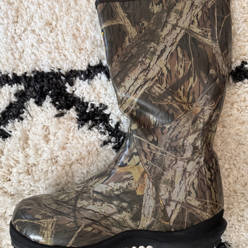 Men’s LaCrosse Burly 800 ATS Mossy Oak Shadowbranch Boots Size 14 - Picture 9 of 10